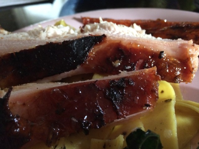 peach glazed turkey breast